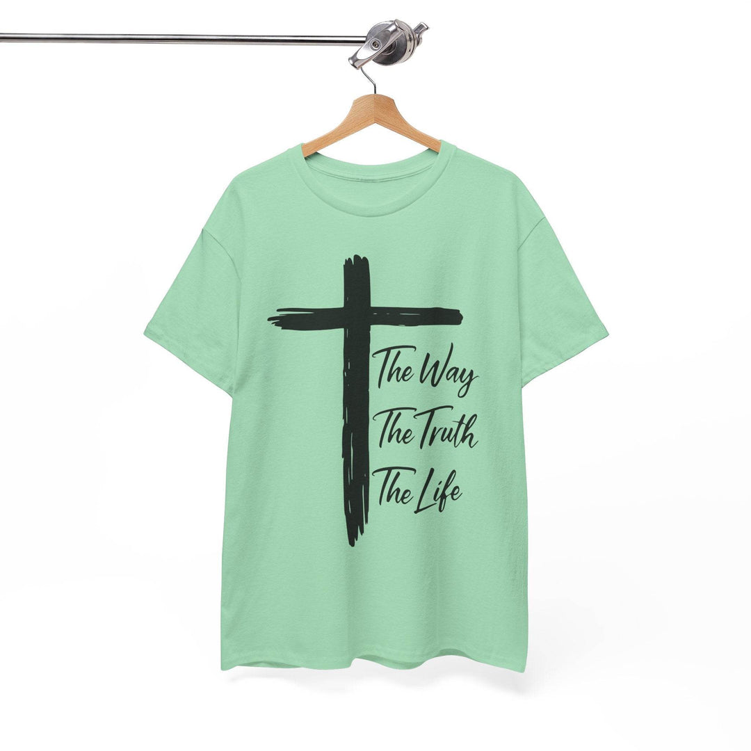 Faith Inspired Christian T-Shirt with Cross - Gutsy Garb