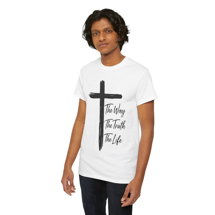 Faith Inspired Christian T-Shirt with Cross - Gutsy Garb