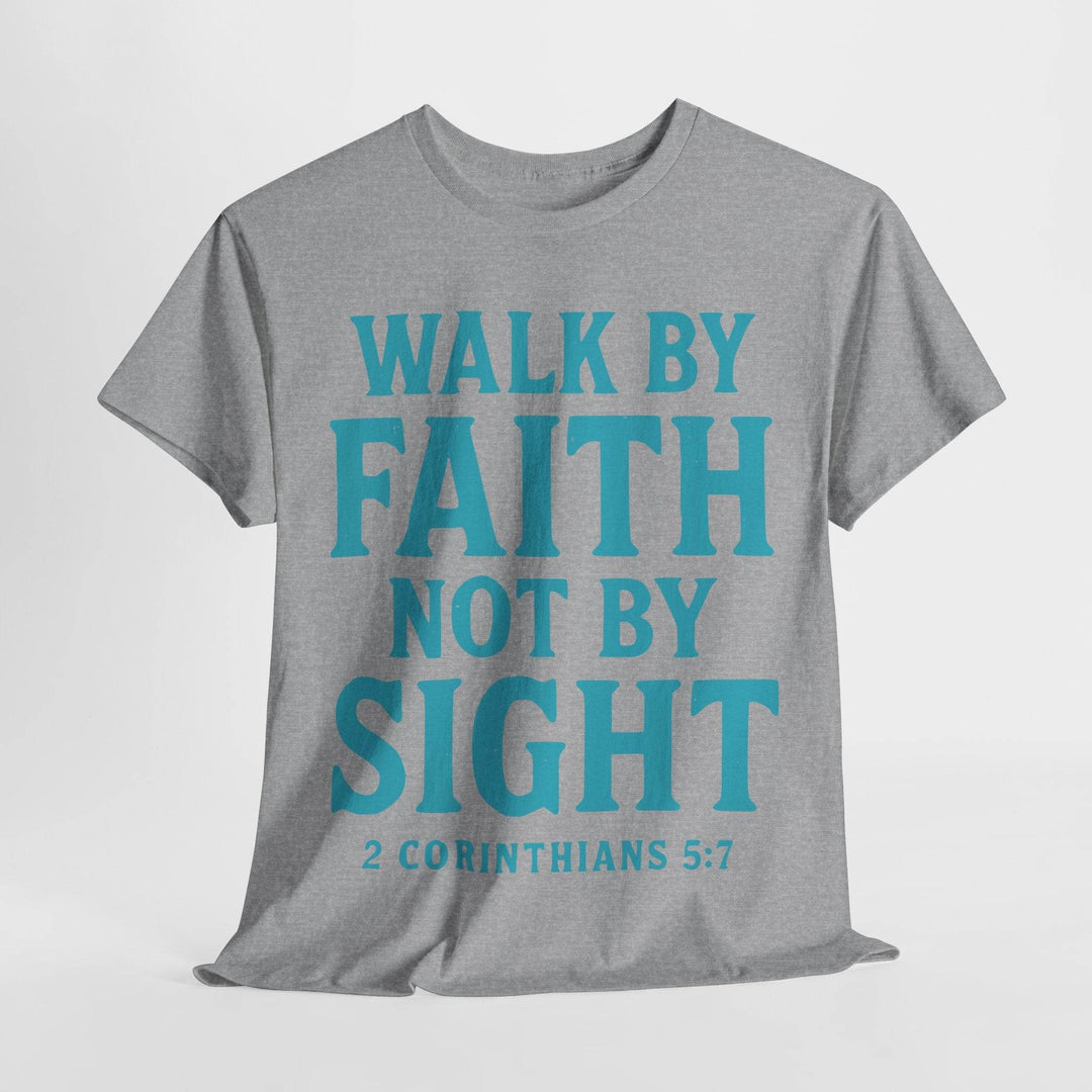 Walk Faith Tee Faith Inspired Motivational T-Shirt - Gutsy Garb