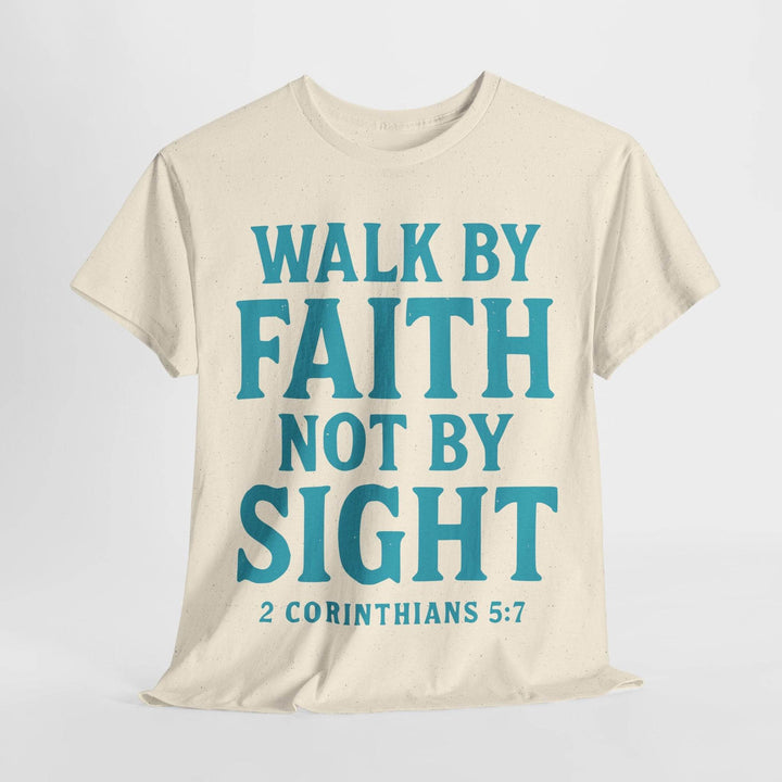Walk Faith Tee Faith Inspired Motivational T-Shirt - Gutsy Garb