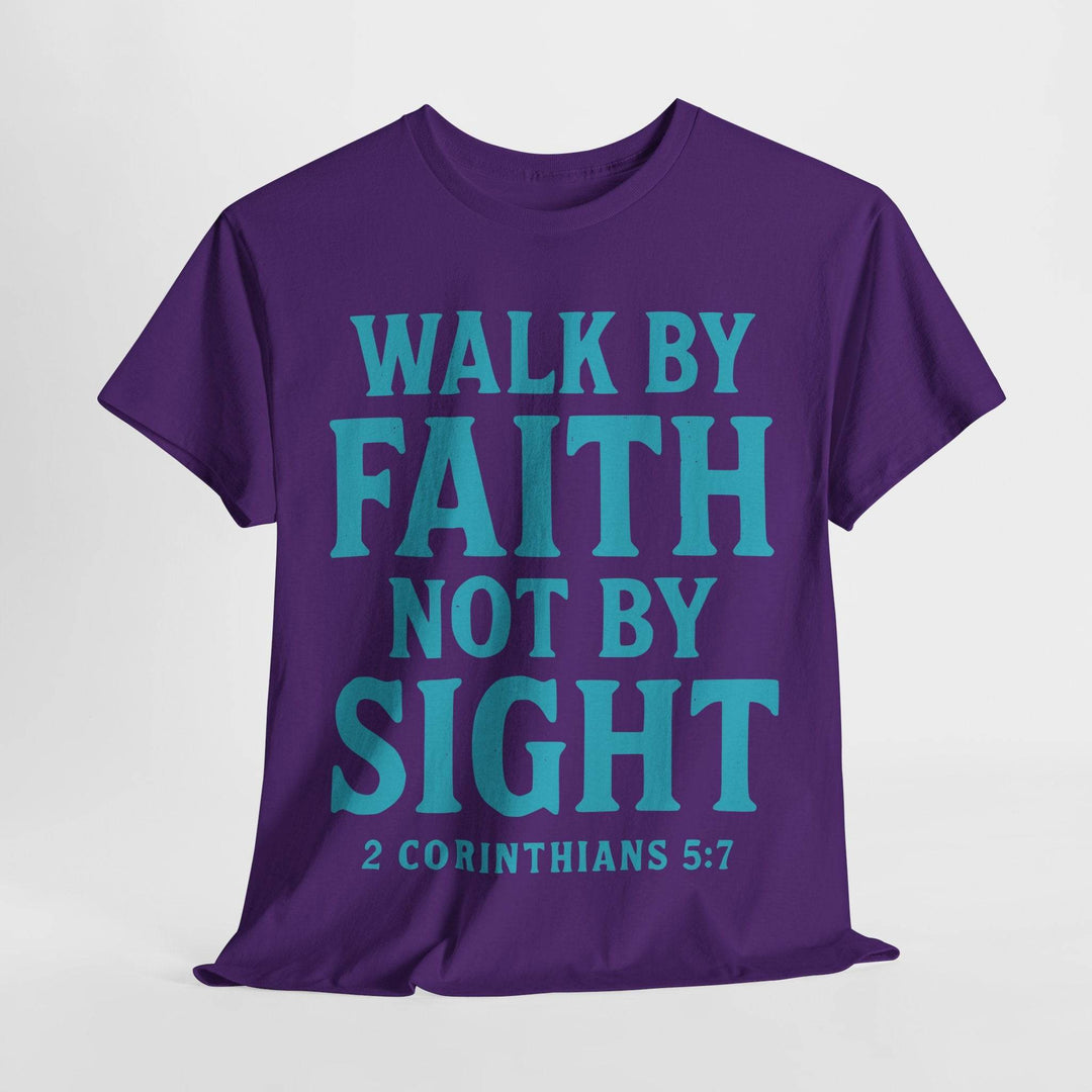 Walk Faith Tee Faith Inspired Motivational T-Shirt - Gutsy Garb