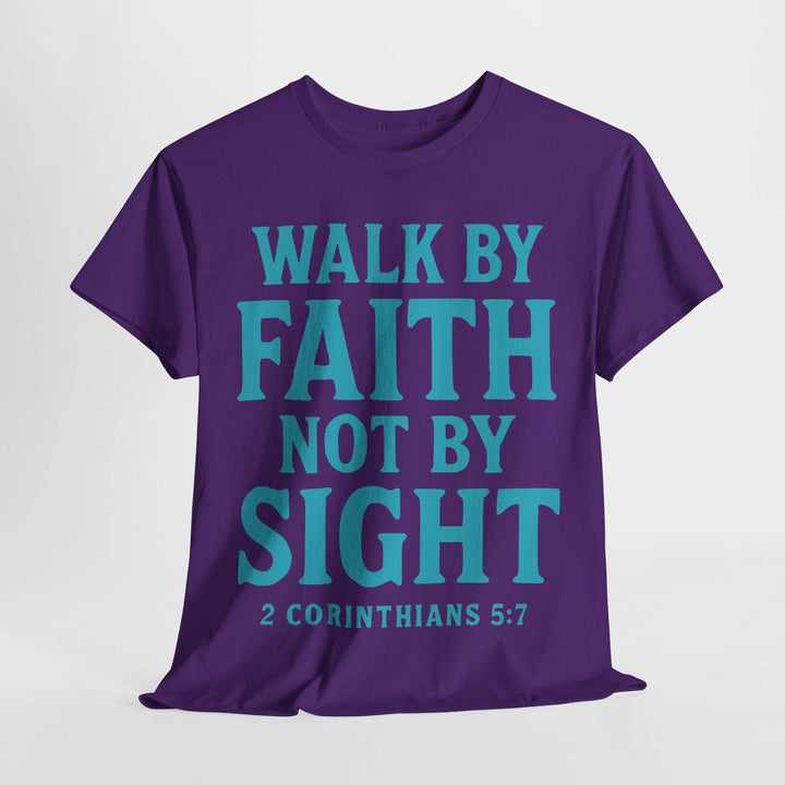 Walk Faith Tee Faith Inspired Motivational T-Shirt - Gutsy Garb