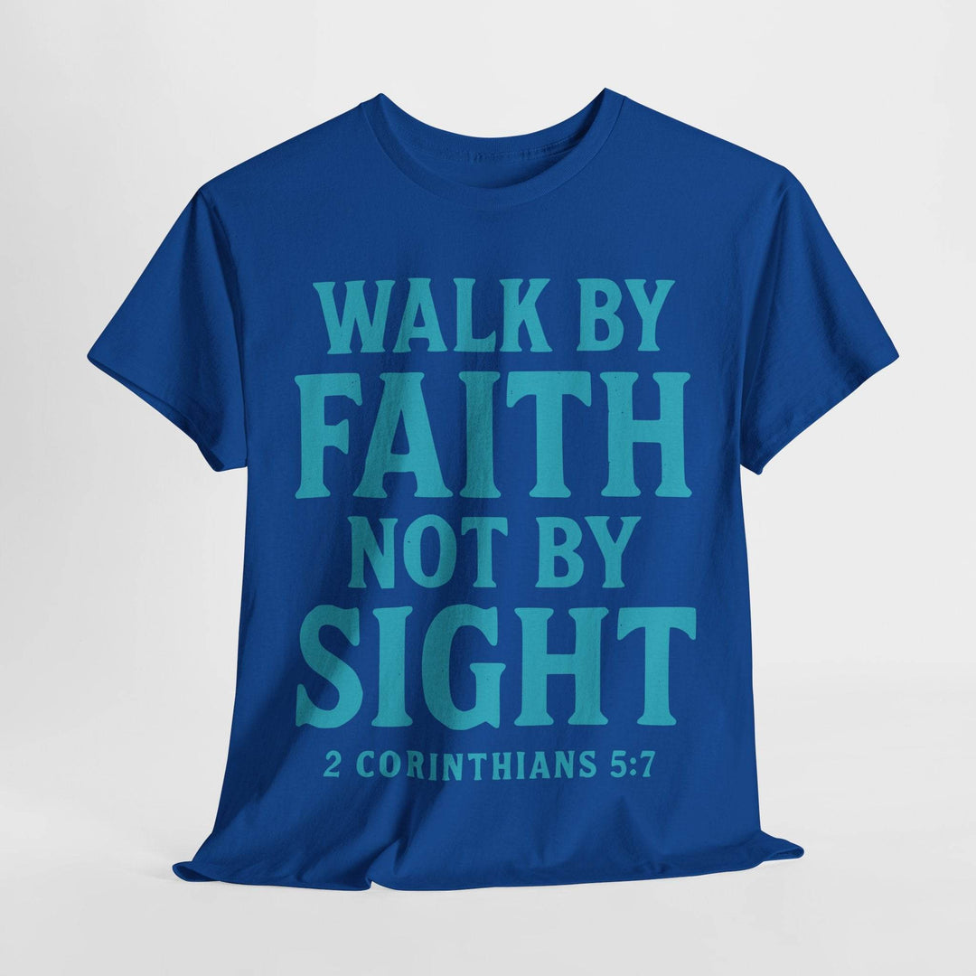 Walk Faith Tee Faith Inspired Motivational T-Shirt - Gutsy Garb