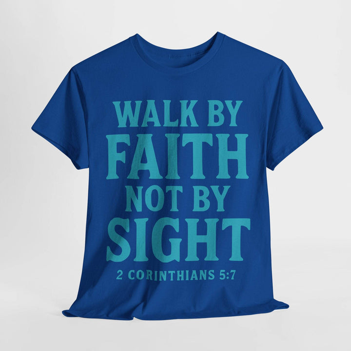 Walk Faith Tee Faith Inspired Motivational T-Shirt - Gutsy Garb