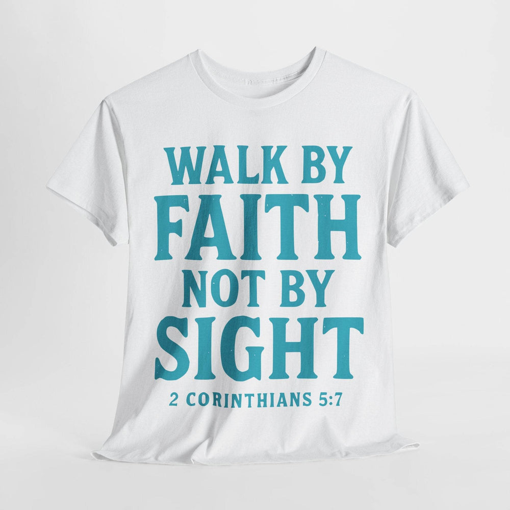 Walk Faith Tee Faith Inspired Motivational T-Shirt - Gutsy Garb