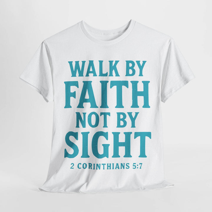 Walk Faith Tee Faith Inspired Motivational T-Shirt - Gutsy Garb