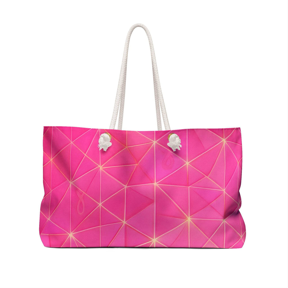 Geometric Prism Breast Cancer Awareness Bag - Gutsy Garb