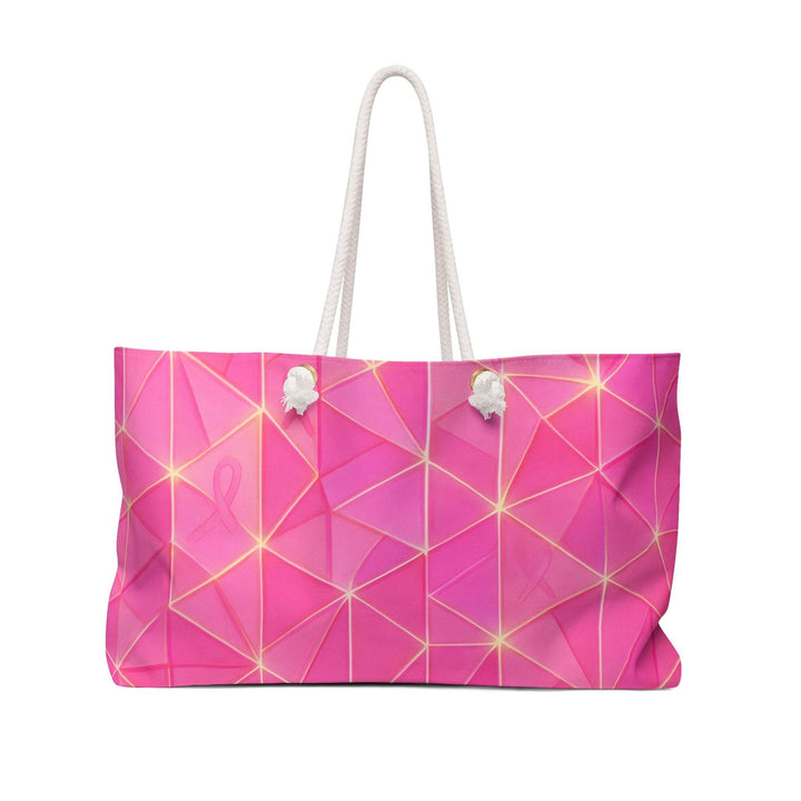 Geometric Prism Breast Cancer Awareness Bag - Gutsy Garb