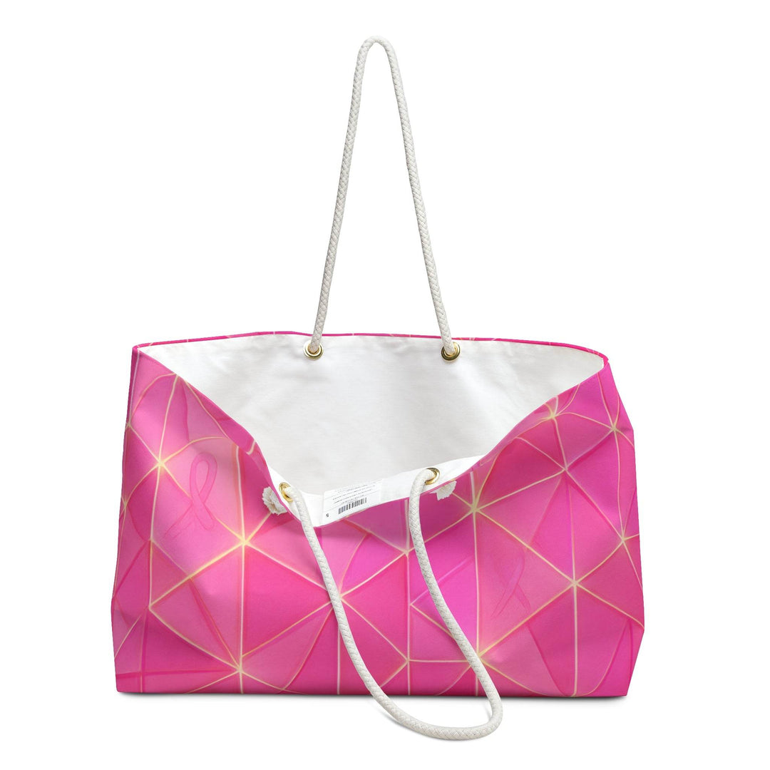 Geometric Prism Breast Cancer Awareness Bag - Gutsy Garb