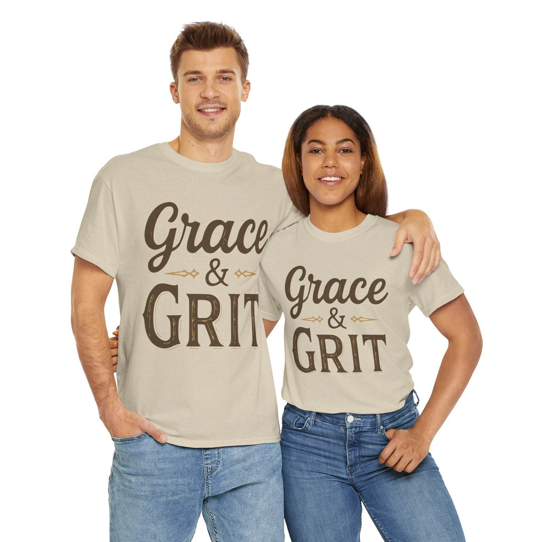 Grace and Grit Motivational Clothing T-Shirt - Gutsy Garb