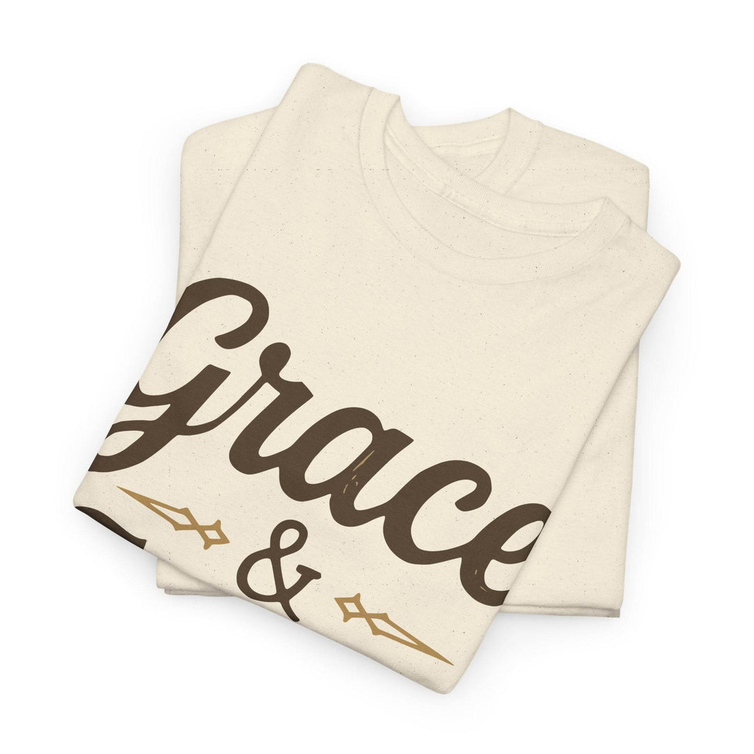 Grace and Grit Motivational Clothing T-Shirt - Gutsy Garb