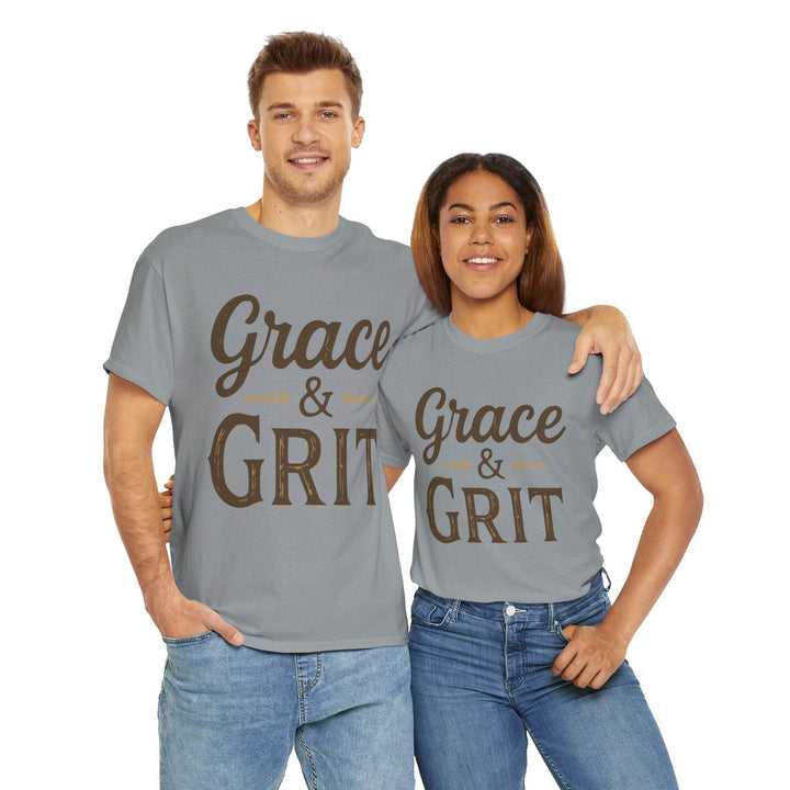 Grace and Grit Motivational Clothing T-Shirt - Gutsy Garb