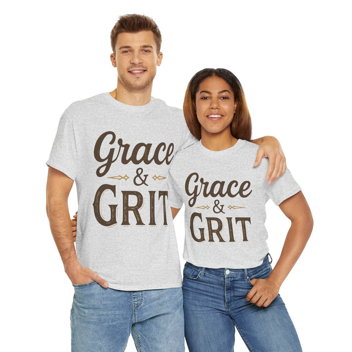 Grace and Grit Motivational Clothing T-Shirt - Gutsy Garb