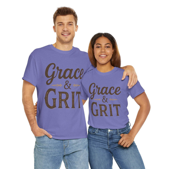 Grace and Grit Motivational Clothing T-Shirt - Gutsy Garb