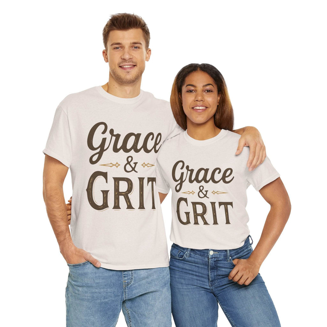 Grace and Grit Motivational Clothing T-Shirt - Gutsy Garb