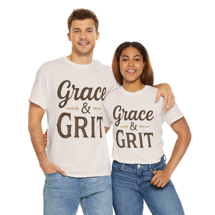 Grace and Grit Motivational Clothing T-Shirt - Gutsy Garb