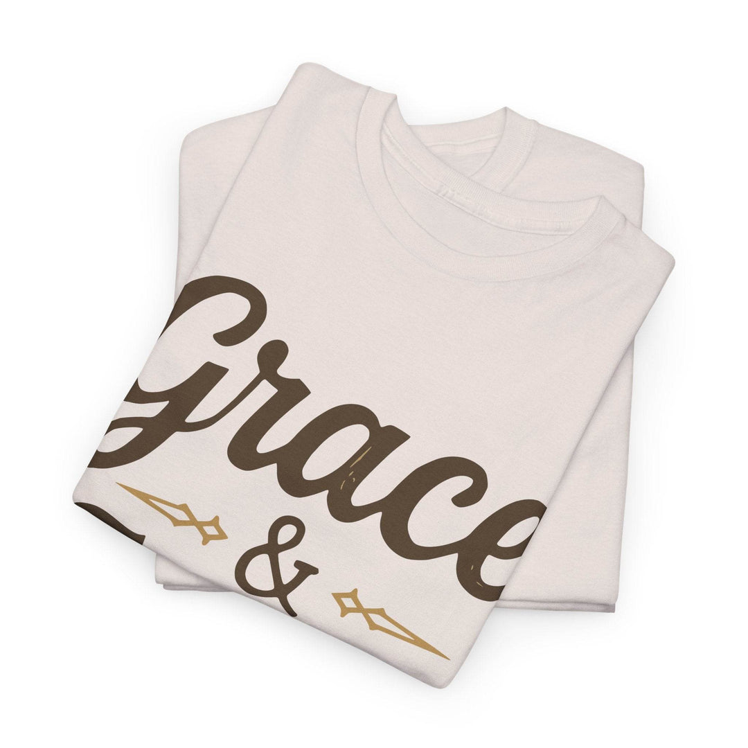 Grace and Grit Motivational Clothing T-Shirt - Gutsy Garb