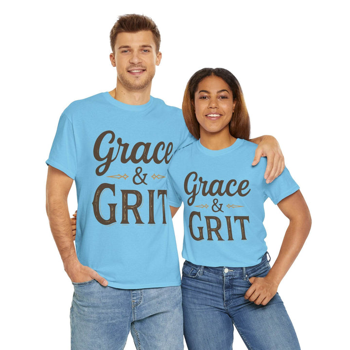 Grace and Grit Motivational Clothing T-Shirt - Gutsy Garb