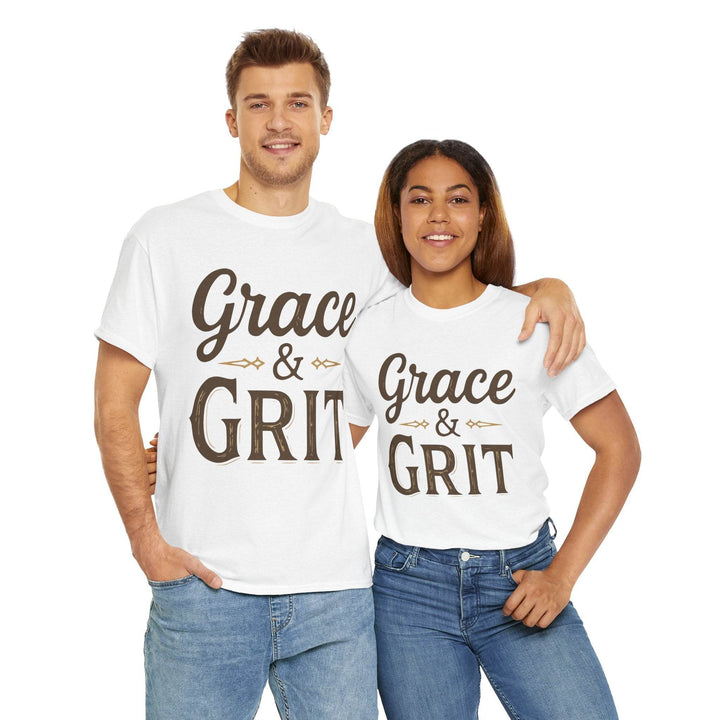 Grace and Grit Motivational Clothing T-Shirt - Gutsy Garb
