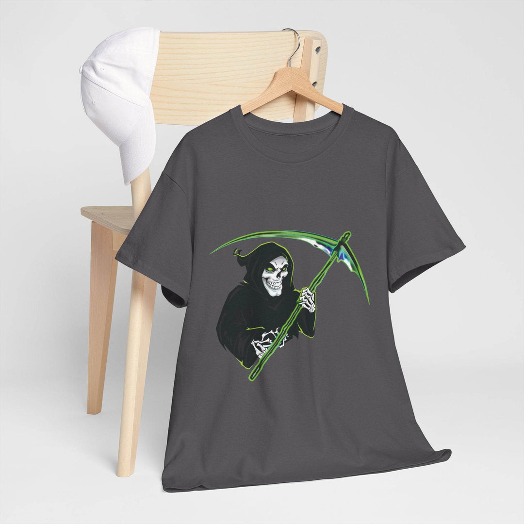 Gothic Grim Reaper T-Shirt - Neon Green - Gutsy Garb