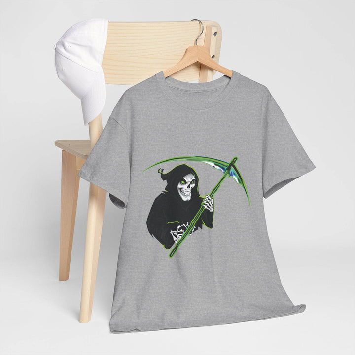 Gothic Grim Reaper T-Shirt - Neon Green - Gutsy Garb