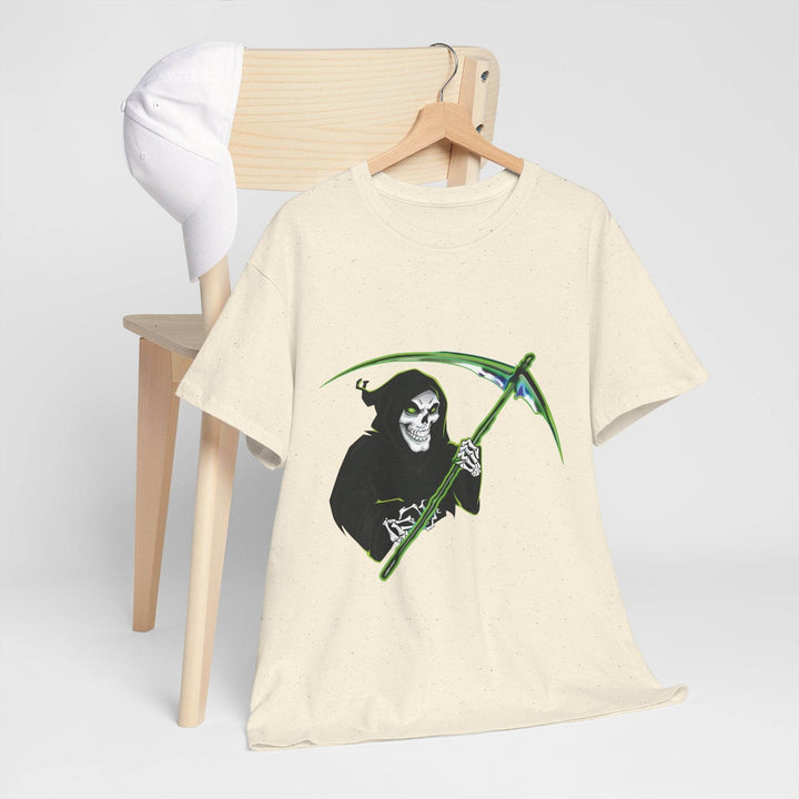 Gothic Grim Reaper T-Shirt - Neon Green - Gutsy Garb
