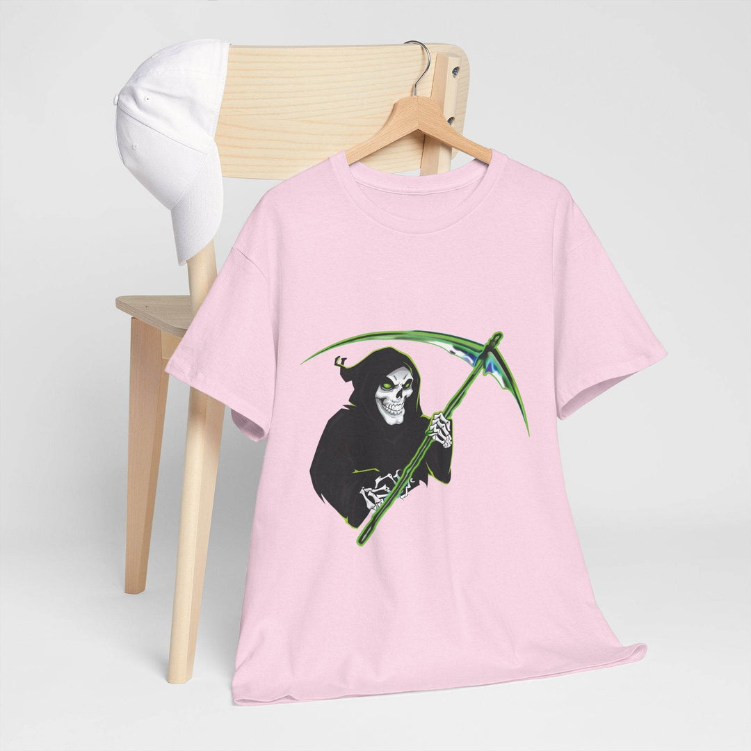 Gothic Grim Reaper T-Shirt - Neon Green - Gutsy Garb