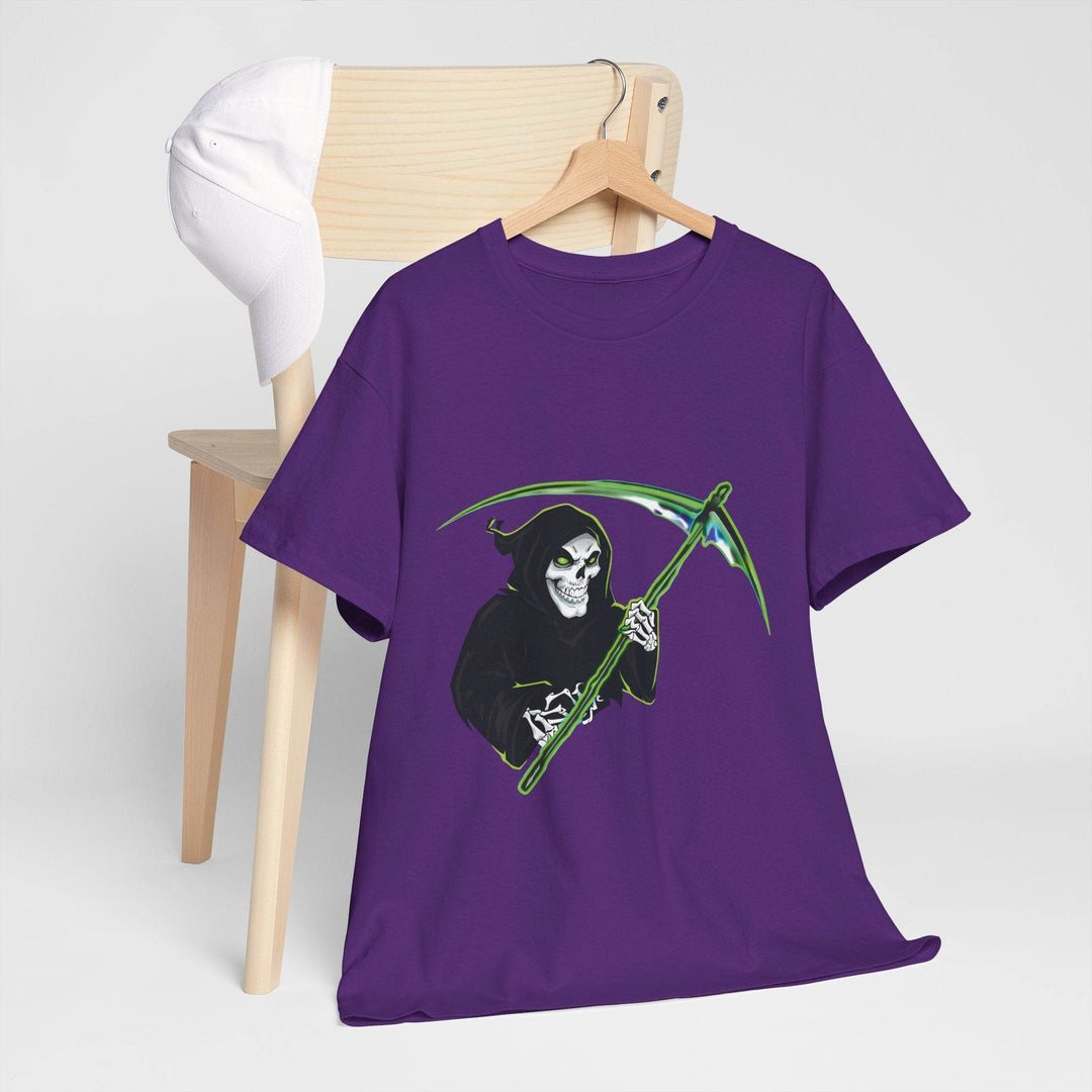 Gothic Grim Reaper T-Shirt - Neon Green - Gutsy Garb