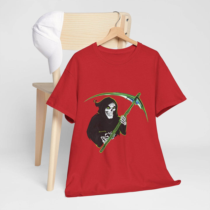 Gothic Grim Reaper T-Shirt - Neon Green - Gutsy Garb