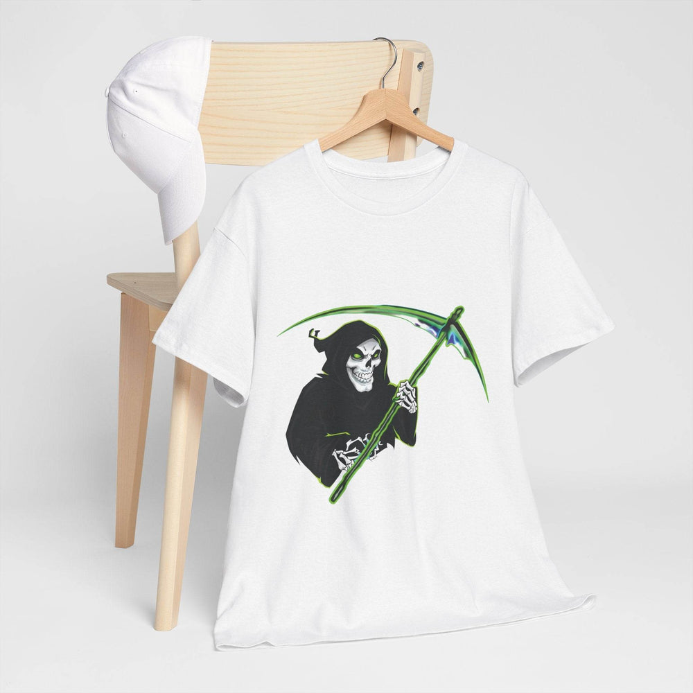 Gothic Grim Reaper T-Shirt - Neon Green - Gutsy Garb