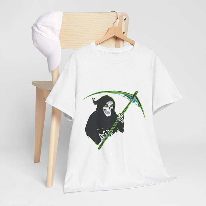 Gothic Grim Reaper T-Shirt - Neon Green - Gutsy Garb