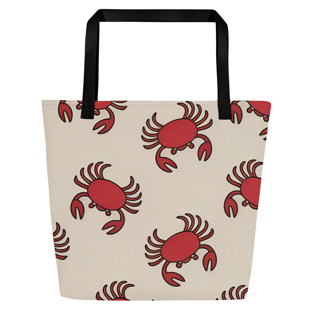 Cute Crab Beach Tote for Women - Stylish & Durable - Gutsy Garb