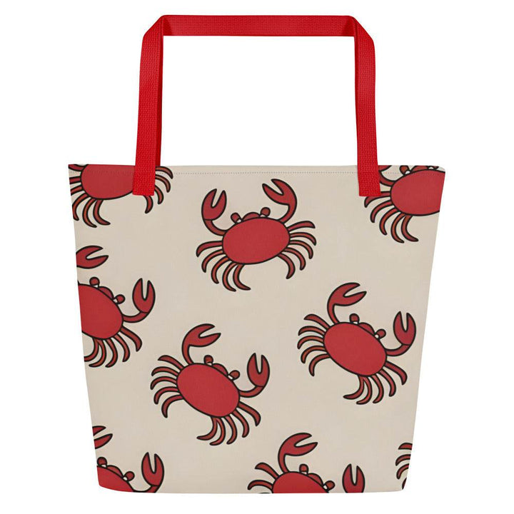 Cute Crab Beach Tote for Women - Stylish & Durable - Gutsy Garb