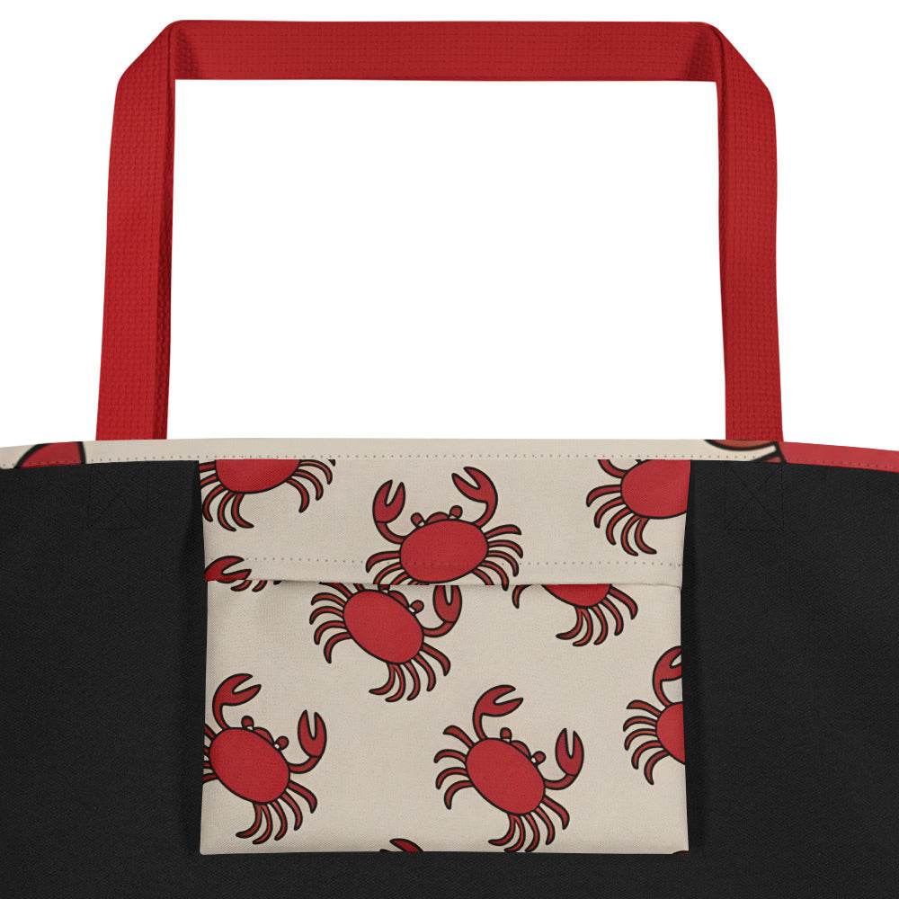 Cute Crab Beach Tote for Women - Stylish & Durable - Gutsy Garb