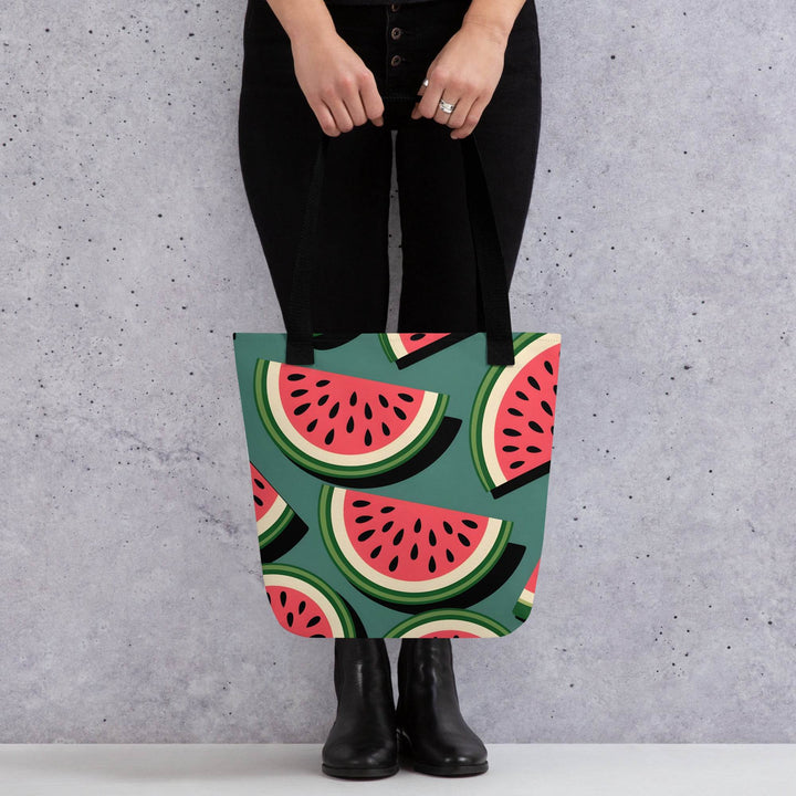 Watermelon Print Tote Bag – Bold & Stylish - Gutsy Garb