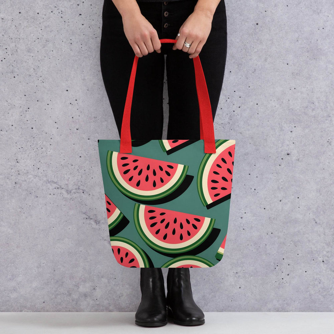 Watermelon Print Tote Bag – Bold & Stylish - Gutsy Garb