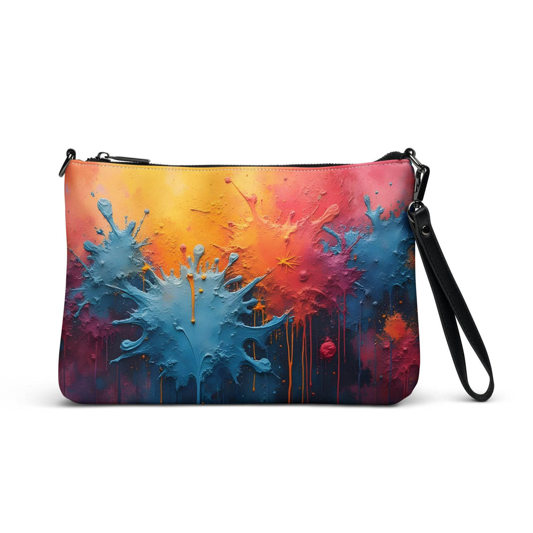 Graffiti Crossbody Bag with Vibrant Design - Gutsy Garb