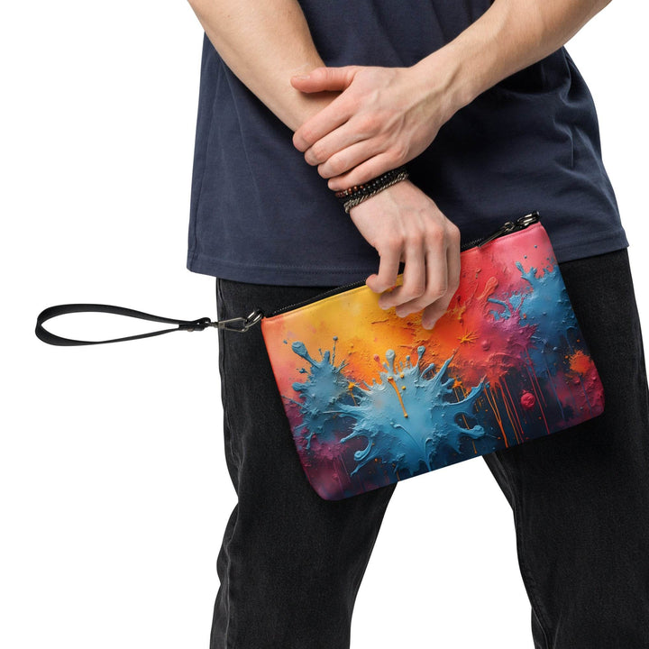 Graffiti Crossbody Bag with Vibrant Design - Gutsy Garb