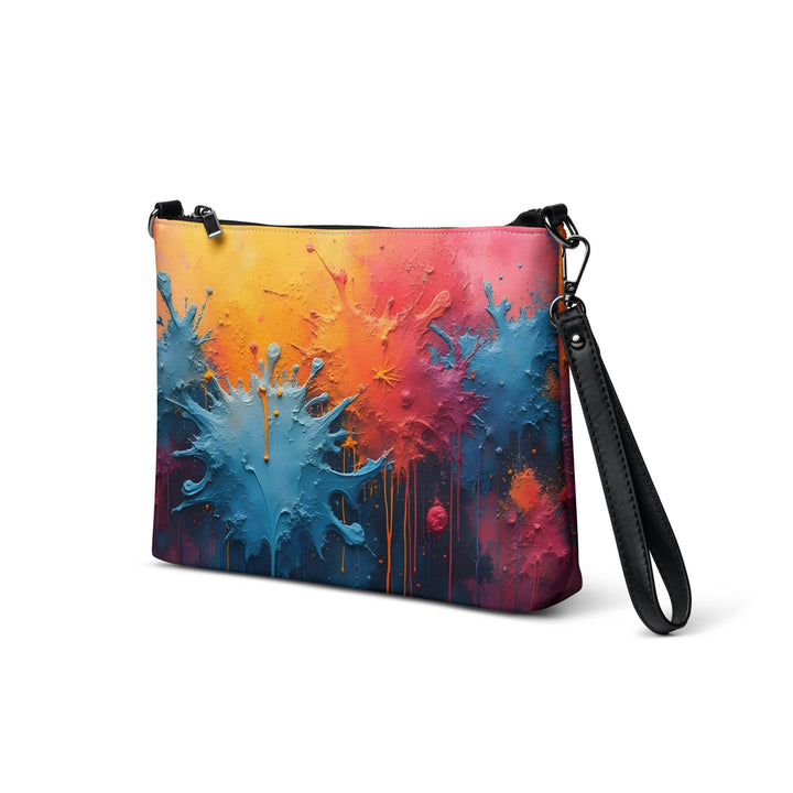 Graffiti Crossbody Bag with Vibrant Design - Gutsy Garb