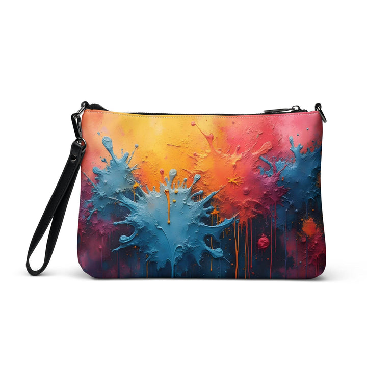 Graffiti Crossbody Bag with Vibrant Design - Gutsy Garb