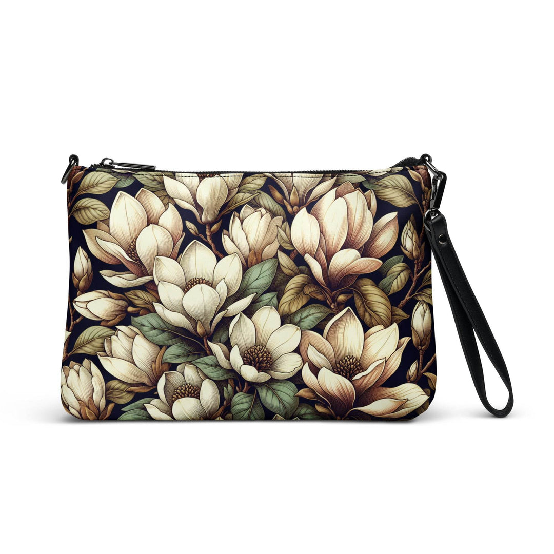 Gutsy Garb Magnolia Print Purse with Wrist Strap - Gutsy Garb