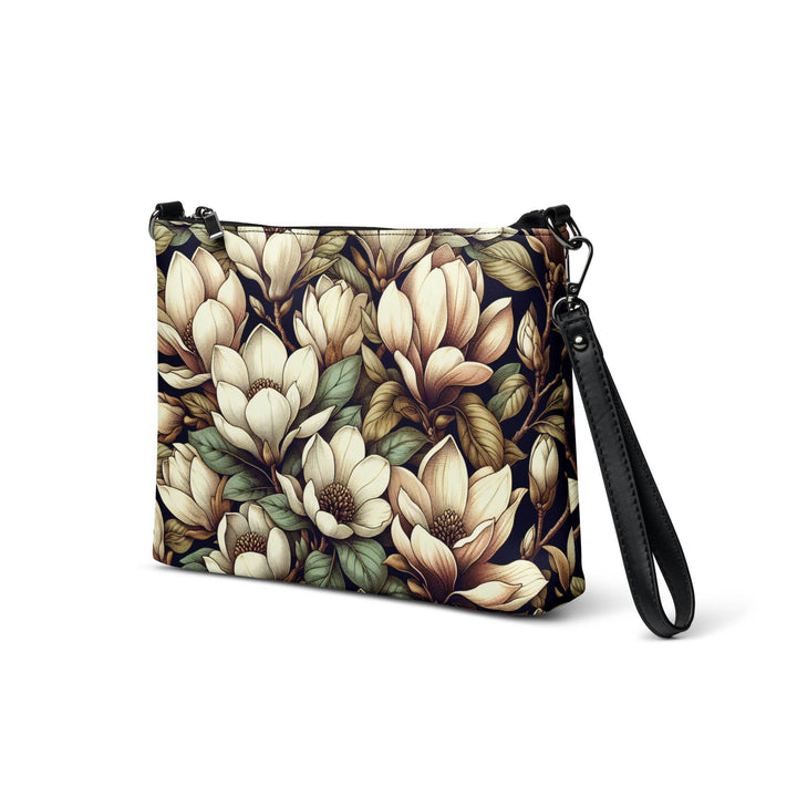 Gutsy Garb Magnolia Print Purse with Wrist Strap - Gutsy Garb