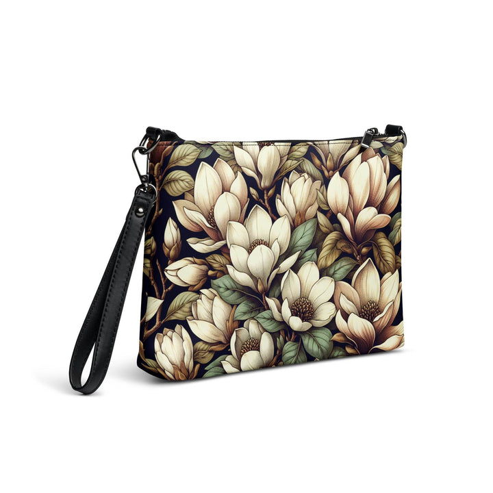Gutsy Garb Magnolia Print Purse with Wrist Strap - Gutsy Garb