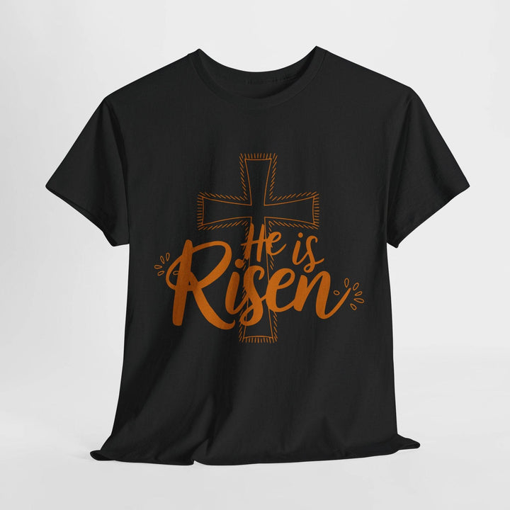 Inspirational Religious Graphic Tee He is Risen - Gutsy Garb