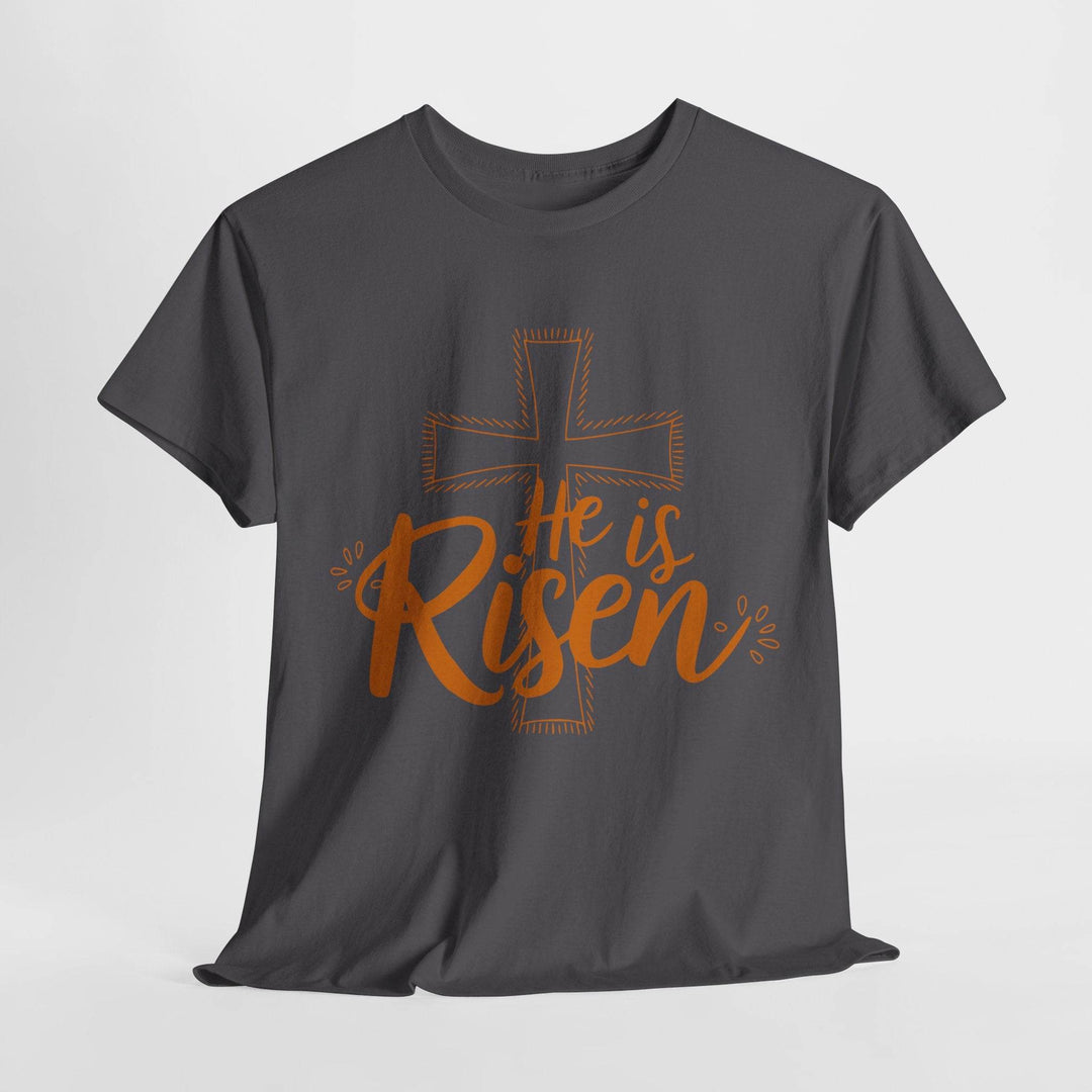Inspirational Religious Graphic Tee He is Risen - Gutsy Garb