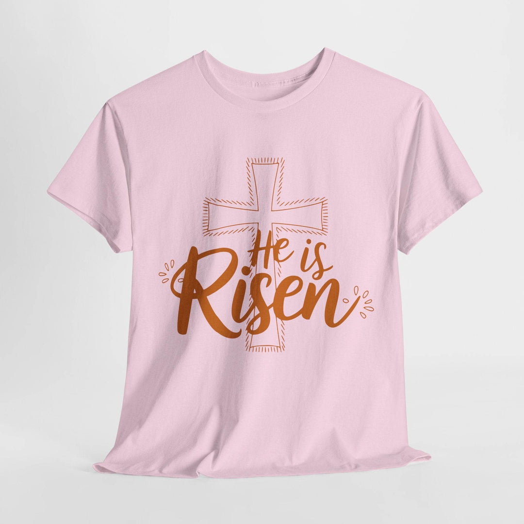 Inspirational Religious Graphic Tee He is Risen - Gutsy Garb