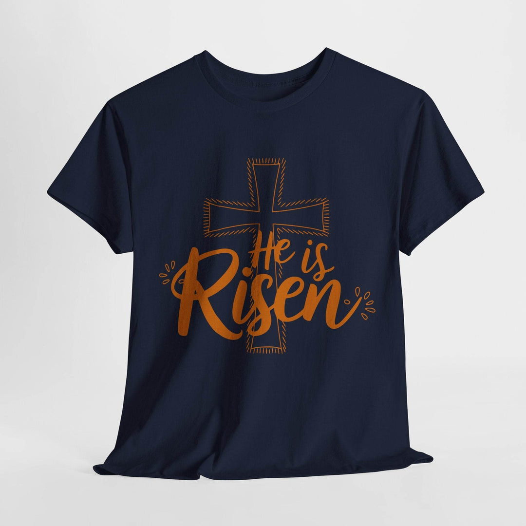 Inspirational Religious Graphic Tee He is Risen - Gutsy Garb