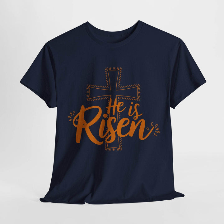Inspirational Religious Graphic Tee He is Risen - Gutsy Garb
