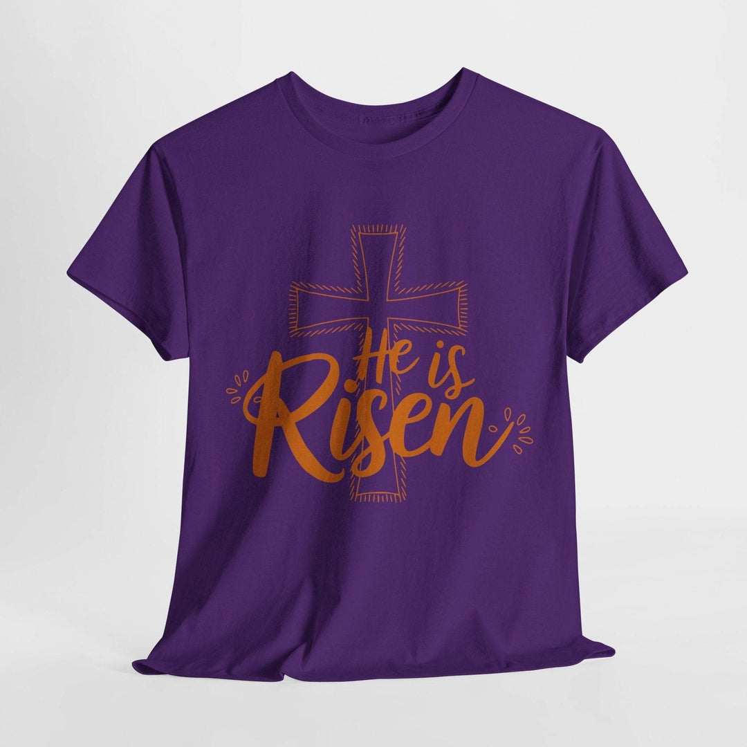 Inspirational Religious Graphic Tee He is Risen - Gutsy Garb