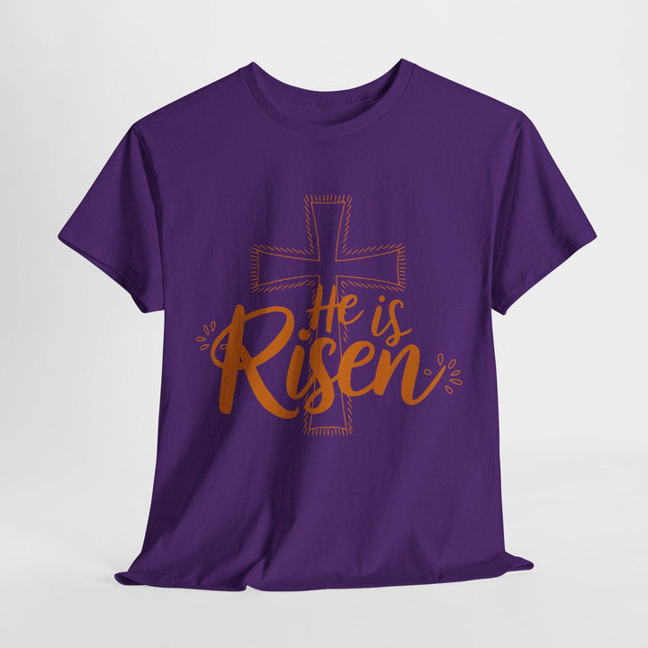 Inspirational Religious Graphic Tee He is Risen - Gutsy Garb